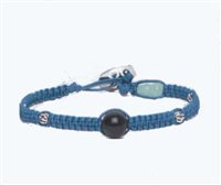 Bracciale Tamashii The Silver and Jade collection in Pietre dure Occhio di falco BHS919M-245 - BHS919M-245